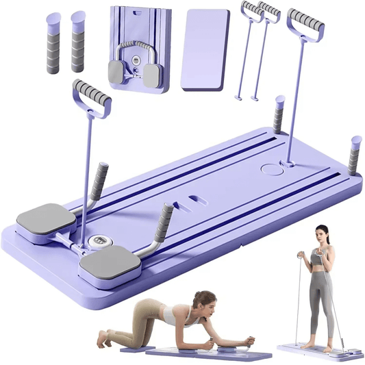 Multifunctional Abdominal Board with accessories for versatile core training and comfortable workouts.