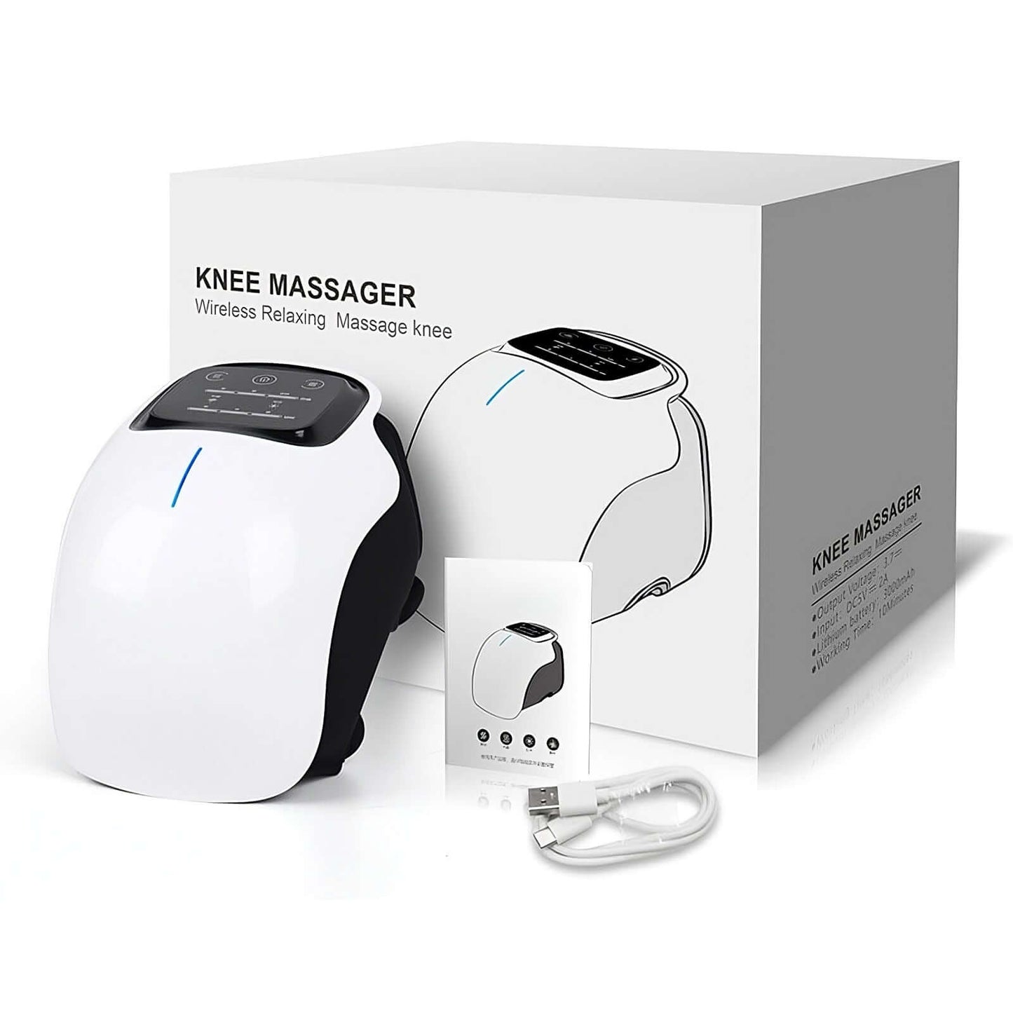 Electric Knee Therapy Device - Revolutionary Relief with wireless knee massager, providing instant comfort and relaxation.