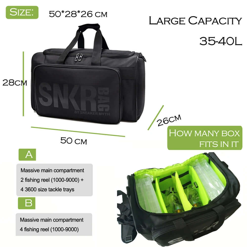 Ultimate Sports Bag for Athletes- Organize your Gear with large capacity for organized storage.